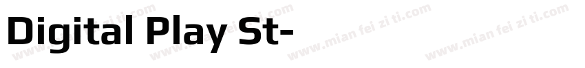 Digital Play St字体转换